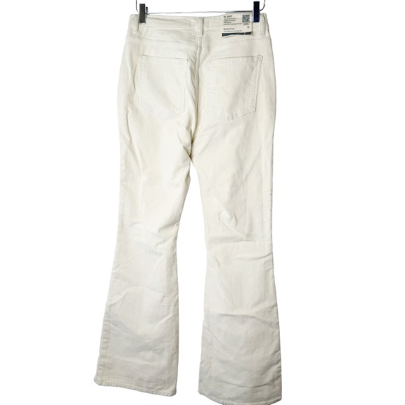NWT Anthropologie DL1961 Rachel Flare Corduroy Pants Cords in Cream Size 29 - Picture 5 of 10
